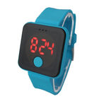 Kundenspezifische bunte Armbanduhr LED Digital mit weichem Bügel, Lithium-Batterie