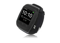 Schwarzer Mp3 1,54 Zoll-Bluetooth-Armbanduhr für Iphone und androides Telefon