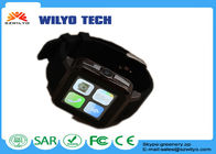 Digitaluhren der manuellen Männer WB15, Uhr-Schwarzes Bluetooths Smartphone 1,54 Zoll-Touch Screen G/M