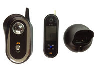 Färben Sie schwarzes Landhaus-Videotür-Telefon, drahtlose Videowechselsprechanlagen 2.4ghz