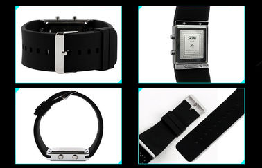 Armbanduhr der Mädchen-LED Digital, blauer Silikon-Bügel-elektronische Uhren
