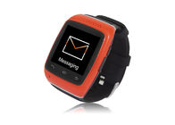 Schwarzer Mp3 1,54 Zoll-Bluetooth-Armbanduhr für Iphone und androides Telefon