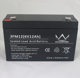 3FM12 6 Volt 12AH/10AH AGM Blei-Säure-Batterien für Sonnenkraftwerke