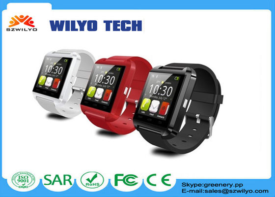 Schwarzer Bluetooth-Kamerad der Armbanduhr-U8 für androide Manschette IOS Samsung Mp3